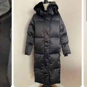 Banana republic satin puffer
